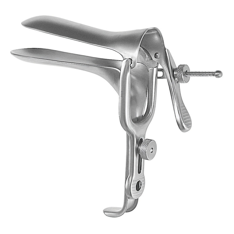 Vaginal Speculum McKesson Argent Graves NonSterile Surgical Grade Stainless Steel Small Double Blade Duckbill Reusable Without Light Source Capability (Each)