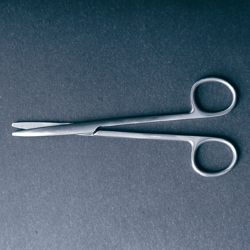 Dissecting Scissors McKesson Argent Metzenbaum 5-1/2 Inch Length Surgical Grade Stainless Steel NonSterile Finger Ring Handle Straight Blunt Tip / Blunt Tip