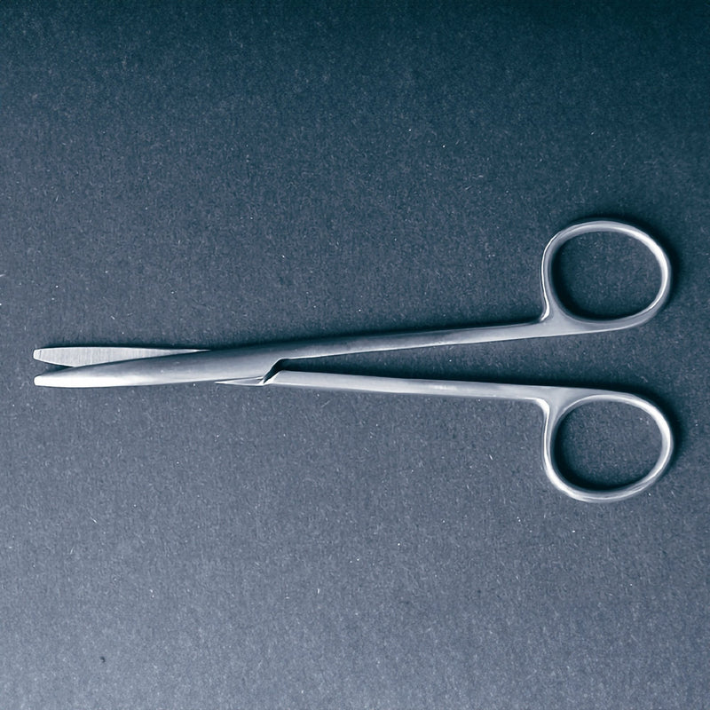Dissecting Scissors McKesson Argent Metzenbaum 5-1/2 Inch Length Surgical Grade Stainless Steel NonSterile Finger Ring Handle Straight Blunt Tip / Blunt Tip 