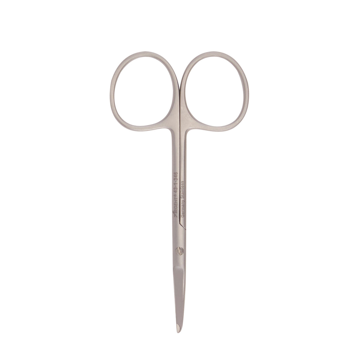 Stitch Scissors McKesson Argent Spencer 3-1/2 Inch Length OR / Surgical Grade Stainless Steel Finger Ring Handle Straight Blunt Tip / Blunt Tip (Each)