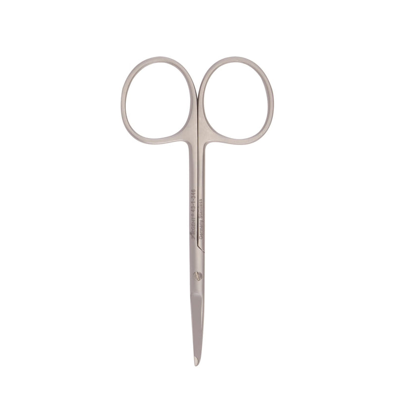 Stitch Scissors McKesson Argent Spencer 3-1/2 Inch Length OR / Surgical Grade Stainless Steel Finger Ring Handle Straight Blunt Tip / Blunt Tip 
