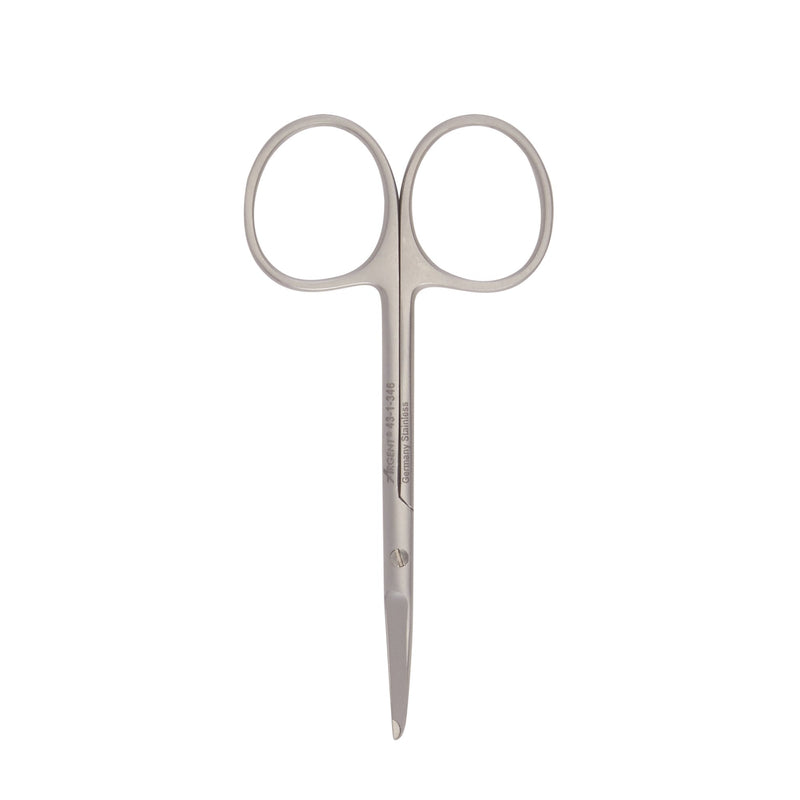 Stitch Scissors McKesson Argent Spencer 3-1/2 Inch Length OR / Surgical Grade Stainless Steel Finger Ring Handle Straight Blunt Tip / Blunt Tip 
