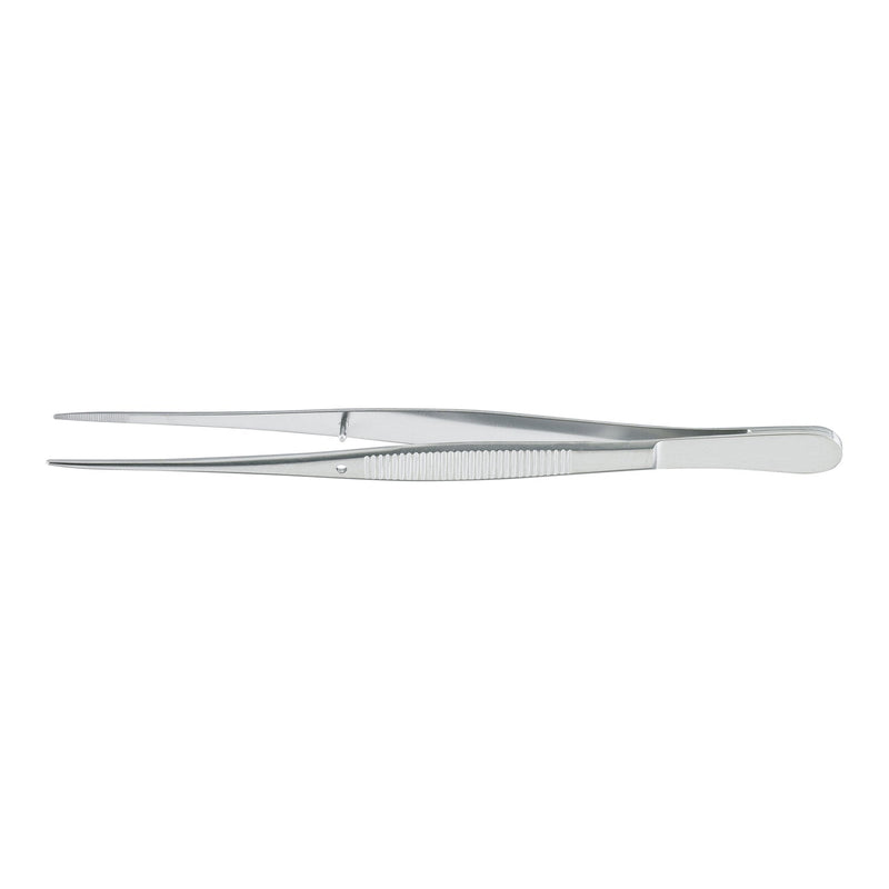 Dressing Forceps McKesson Argent Semken 5 Inch Length OR / Surgical Grade German Stainless Steel NonSterile NonLocking Thumb Handle Straight Serrated Tips 