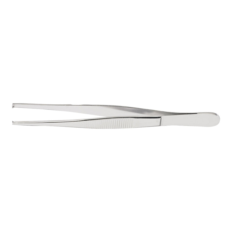 Tissue Forceps McKesson Argent 4-1/2 Inch Length OR / Surgical Grade German Stainless Steel NonSterile NonLocking Thumb Handle Straight 1 X 2 Teeth 