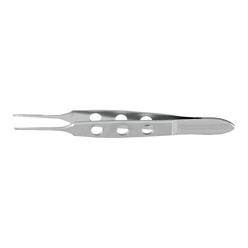 Tissue Forceps McKesson Argent Bishop-Harmon 3-3/8 Inch Length OR / Surgical Grade German Stainless Steel NonSterile NonLocking Thumb Handle Straight 1 X 2 Teeth 