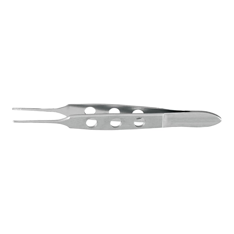 Tissue Forceps McKesson Argent Bishop-Harmon 3-3/8 Inch Length OR / Surgical Grade German Stainless Steel NonSterile NonLocking Thumb Handle Straight 1 X 2 Teeth 