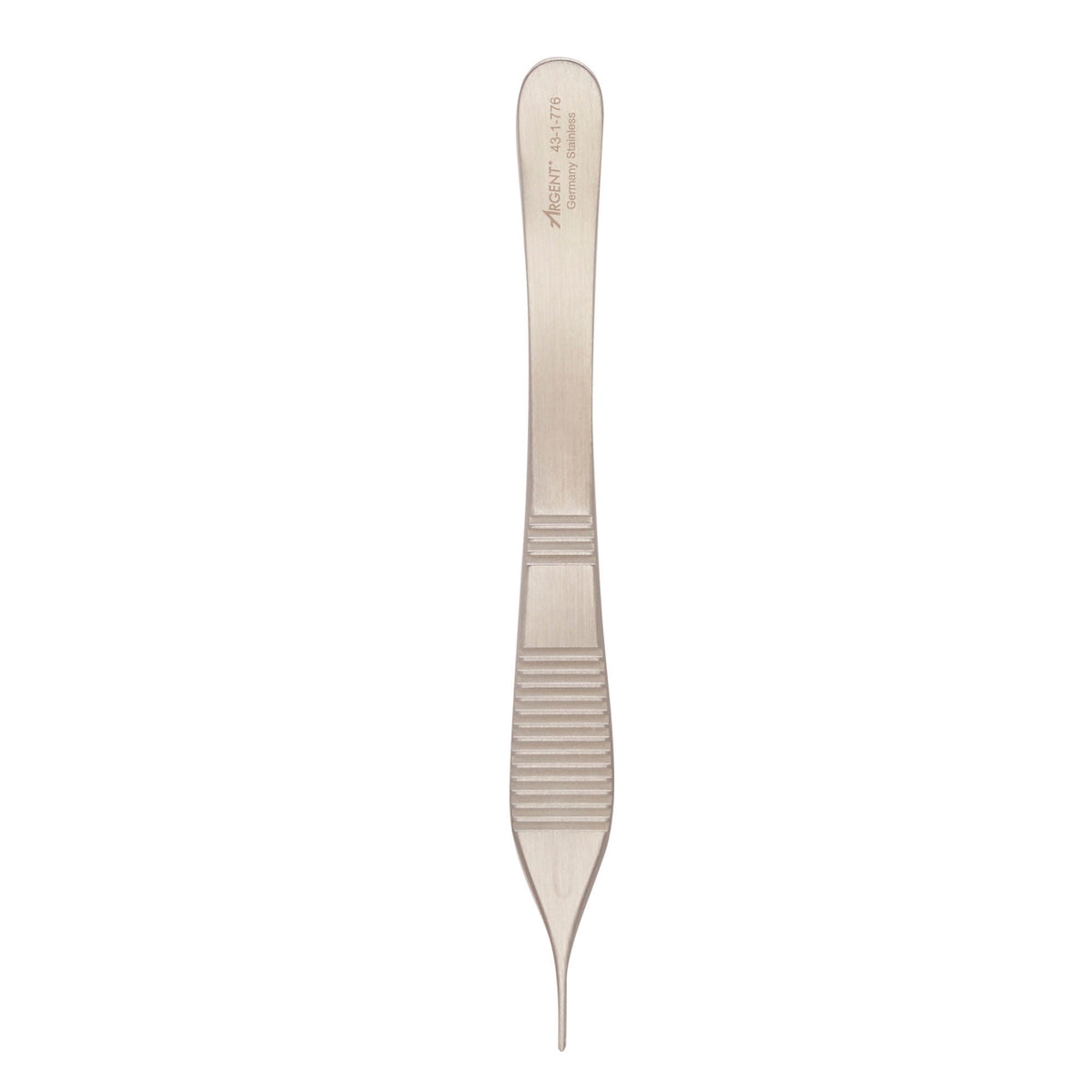 Tissue Forceps McKesson Argent Adson 4-3/4 Inch Length OR / Surgical Grade German Stainless Steel NonSterile NonLocking Thumb Handle Straight Delicate, 1 X 2 Teeth (Each)