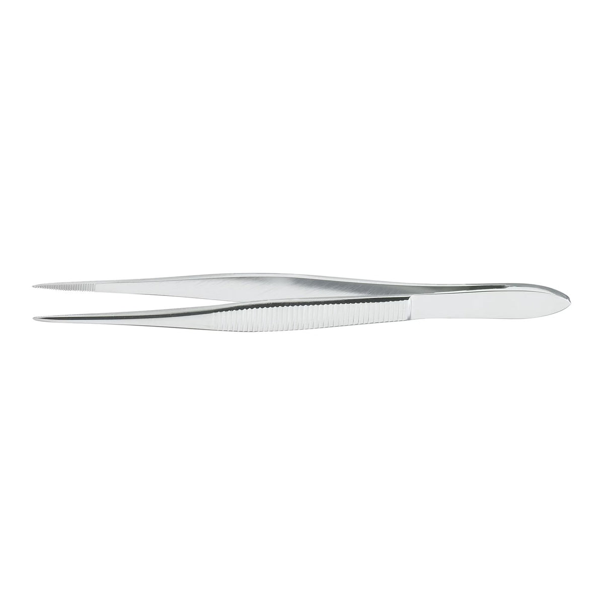 Splinter Forceps McKesson Argent 3-1/2 Inch Length OR / Surgical Grade German Stainless Steel NonSterile NonLocking Thumb Handle Straight Pointed Serrated Tips (Each)