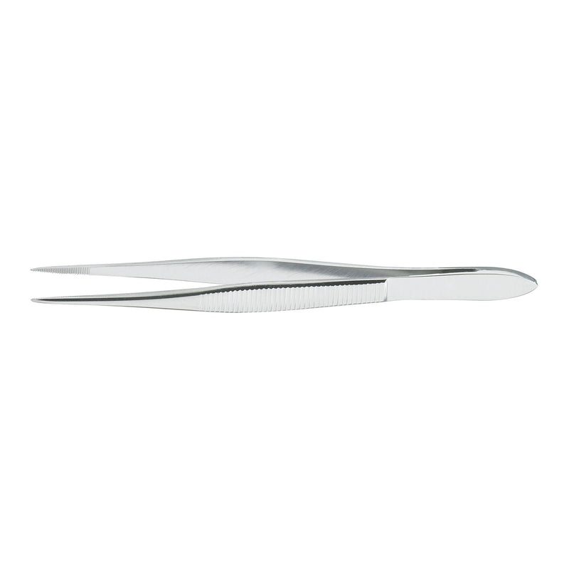 Splinter Forceps McKesson Argent 3-1/2 Inch Length OR / Surgical Grade German Stainless Steel NonSterile NonLocking Thumb Handle Straight Pointed Serrated Tips (Each)