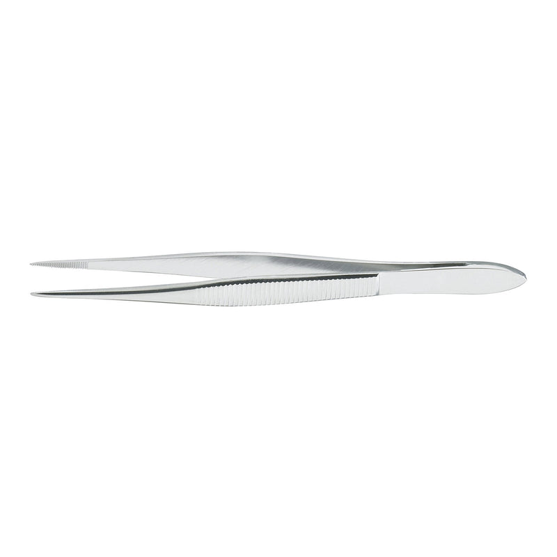 Splinter Forceps McKesson Argent 4-1/2 Inch Length OR / Surgical Grade German Stainless Steel NonSterile NonLocking Thumb Handle Straight Pointed Tips 