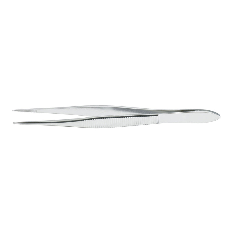 Splinter Forceps McKesson Argent 4-1/2 Inch Length OR / Surgical Grade German Stainless Steel NonSterile NonLocking Thumb Handle Straight Pointed Tips 