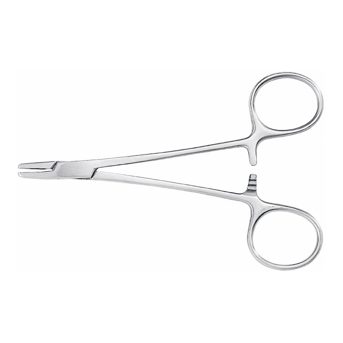 Needle Holder McKesson Argent Derf 4-3/4 Inch Length Serrated Jaws Finger Ring Handle (Each)