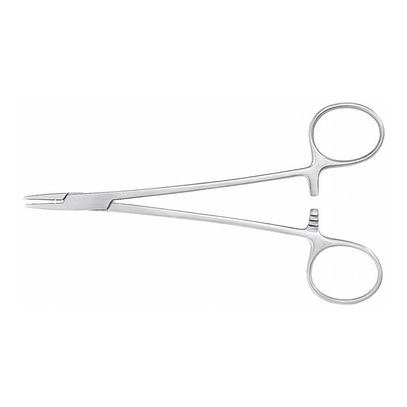 Needle Holder McKesson Argent Crile-Wood 6 Inch Length Serrated Jaws Finger Ring Handle 