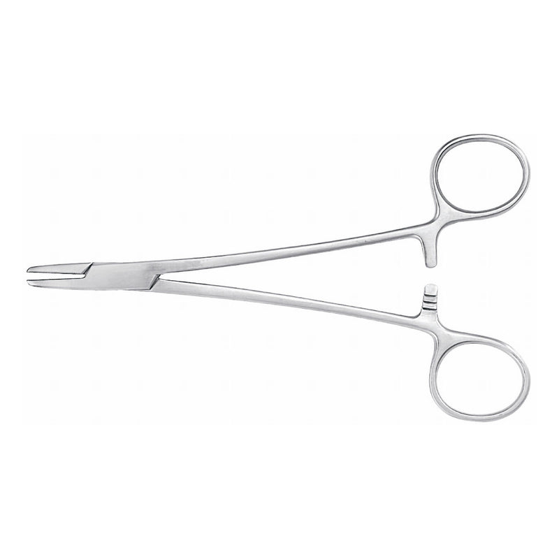 Needle Holder McKesson Argent Mayo-Hegar 5 Inch Length Serrated Jaws Finger Ring Handle (Each)