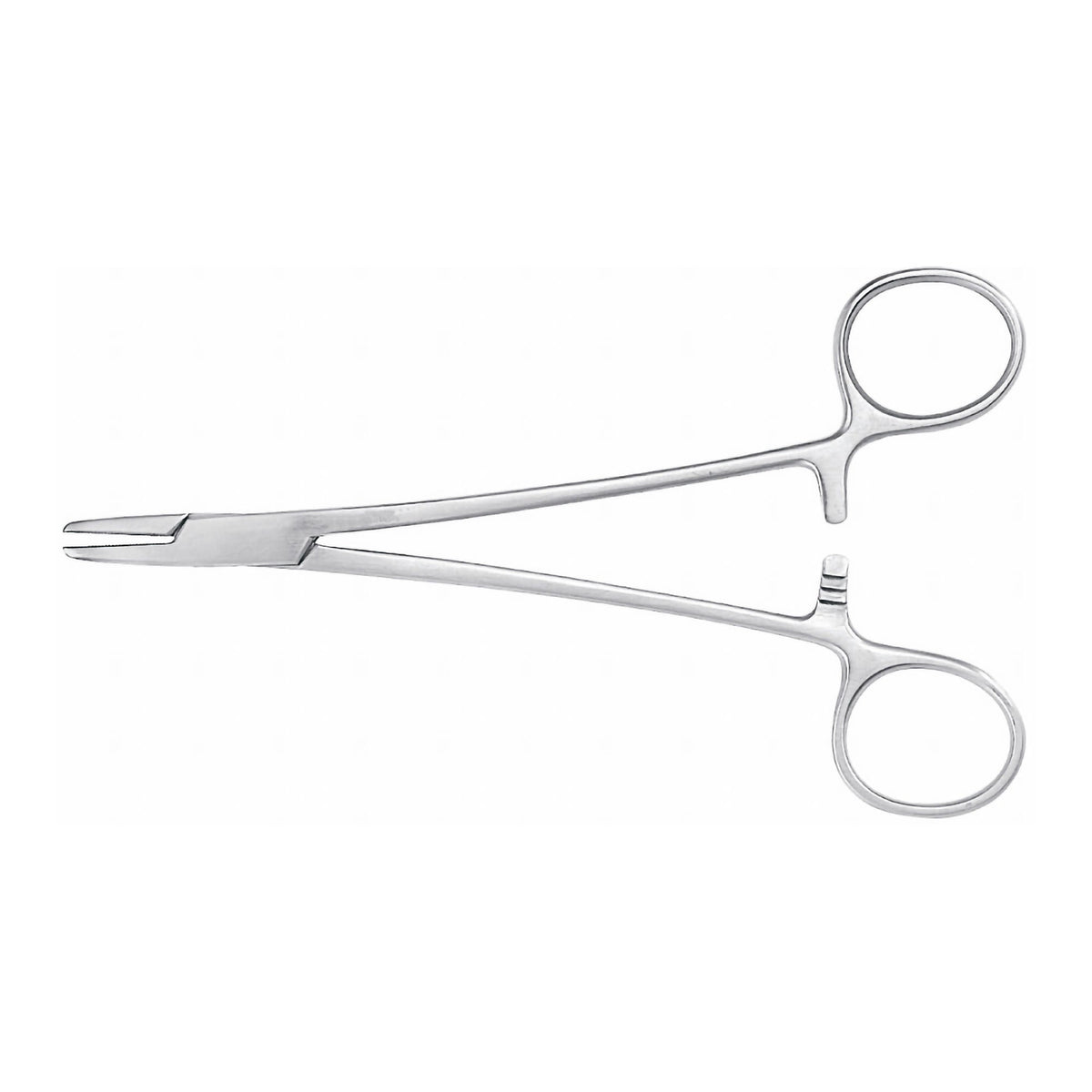 Needle Holder McKesson Argent Mayo-Hegar 6 Inch Length Serrated Jaws Finger Ring Handle (Each)