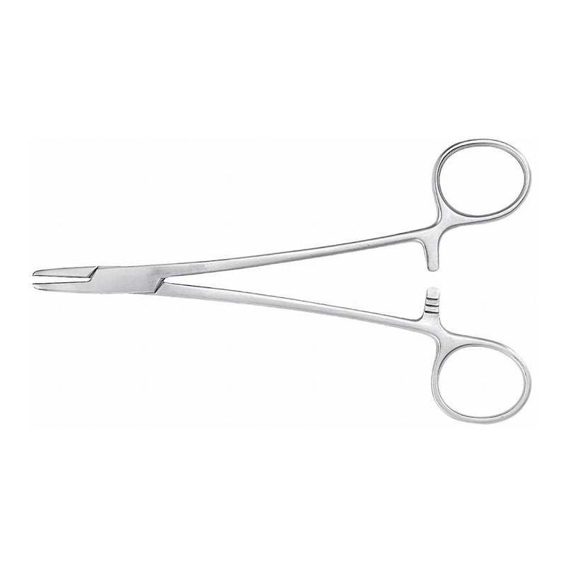 Needle Holder McKesson Argent Mayo-Hegar 6 Inch Length Serrated Jaws Finger Ring Handle 