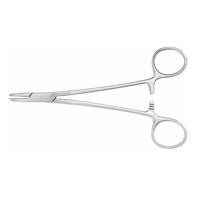 Needle Holder McKesson Argent Mayo-Hegar 7 Inch Length Serrated Jaws Finger Ring Handle 