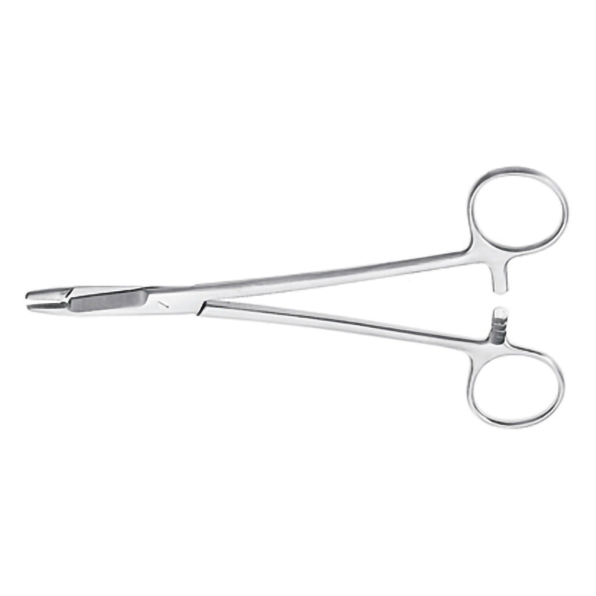 Needle Holder McKesson Argent Olsen-Hegar 5-1/2 Inch Length Serrated Jaws Finger Ring Handle (Each)