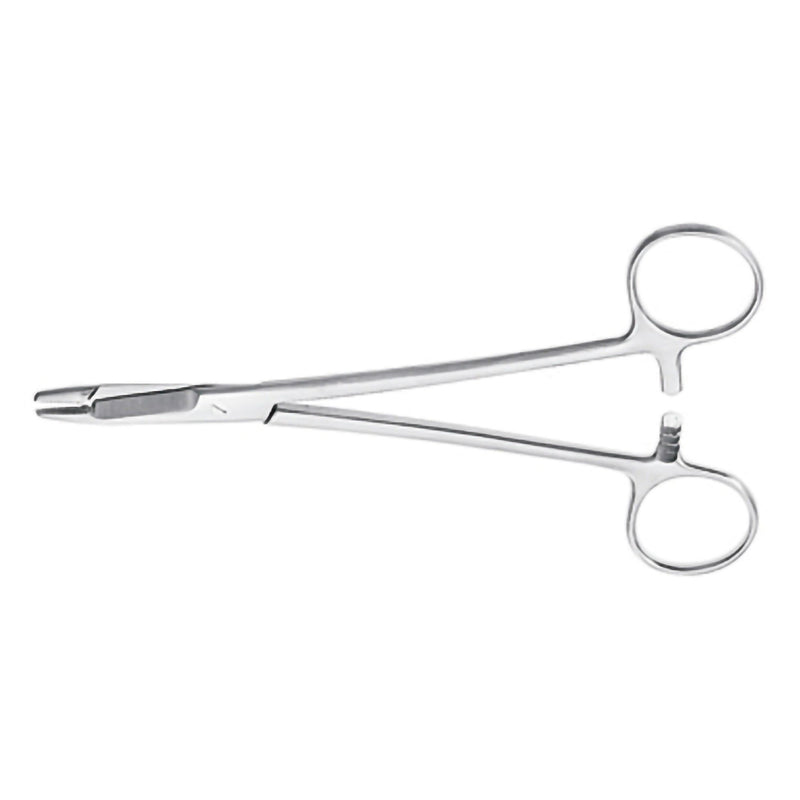 Needle Holder McKesson Argent Olsen-Hegar 5-1/2 Inch Length Serrated Jaws Finger Ring Handle (Each) 