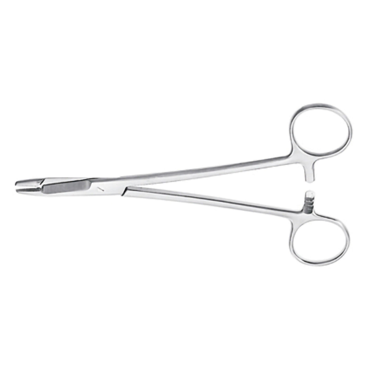 Needle Holder McKesson Argent Olsen-Hegar 6-1/2 Inch Length Serrated Jaws Finger Ring Handle (Each)