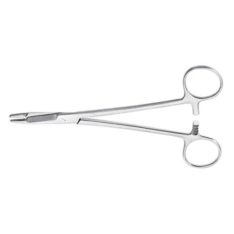 Needle Holder McKesson Argent Olsen-Hegar 6-1/2 Inch Length Serrated Jaws Finger Ring Handle 