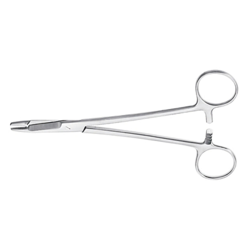 Needle Holder McKesson Argent Olsen-Hegar 6-1/2 Inch Length Serrated Jaws Finger Ring Handle (Each)