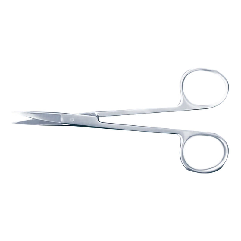 Iris Scissors McKesson 3-1/2 Inch Length Office Grade Pakistani Stainless Steel NonSterile Finger Ring Handle Curved 