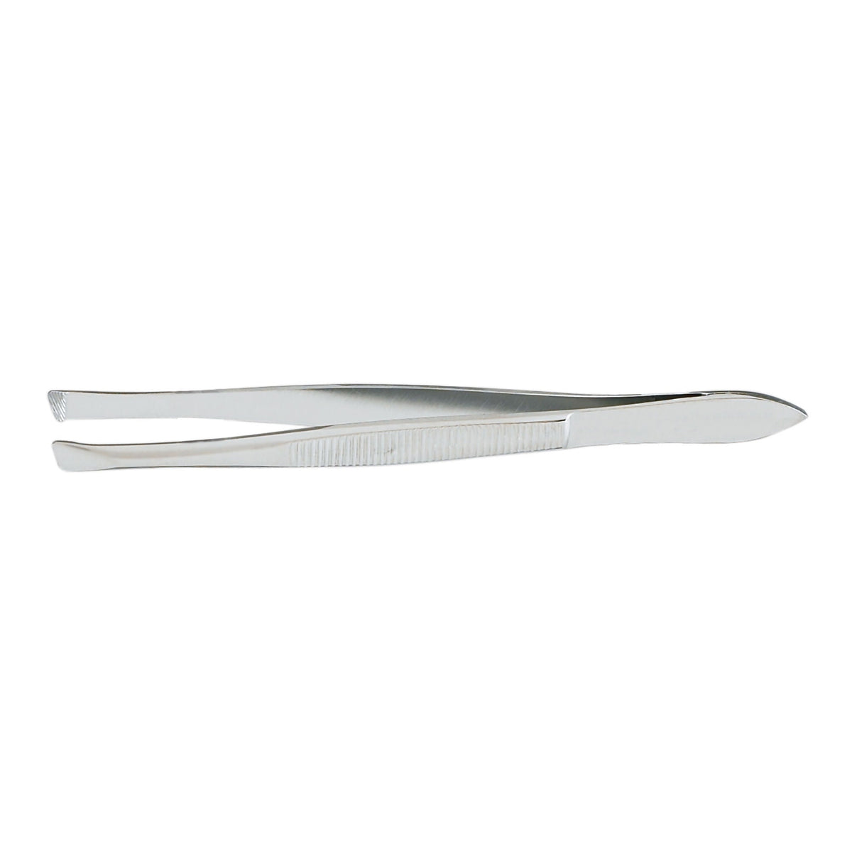 Cilia Forceps McKesson Bergh 3-1/2 Inch Length Floor / Office Grade Pakistani Stainless Steel NonSterile NonLocking Thumb Handle Straight Serrated Tips (Each)