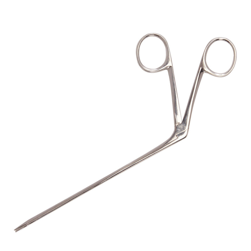 Alligator Forceps McKesson Noyes 5-1/2 Inch Length Floor / Office Grade Stainless Steel NonSterile NonLocking Finger Ring Handle Straight Serrated Tips (Each)