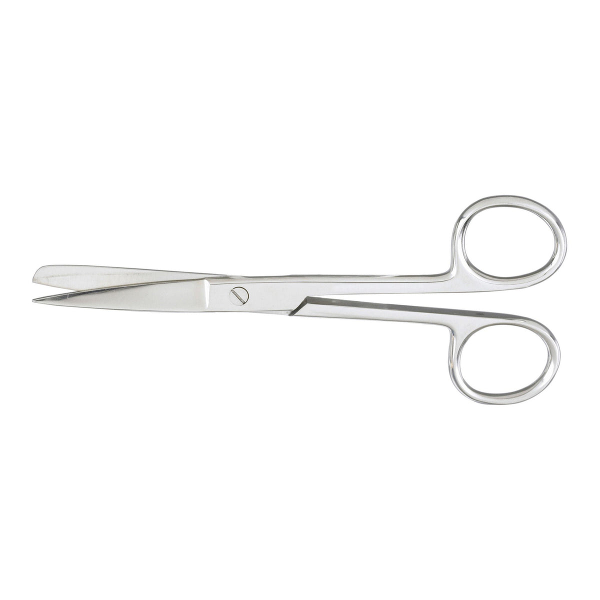 Operating Scissors McKesson 5-1/2 Inch Length Office Grade Stainless Steel Finger Ring Handle Straight Sharp Tip / Blunt Tip (Each)