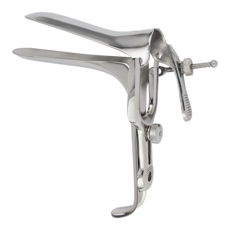 Vaginal Speculum McKesson Graves NonSterile Office Grade Stainless Steel Small Double Blade Duckbill Reusable Without Light Source Capability (Each)