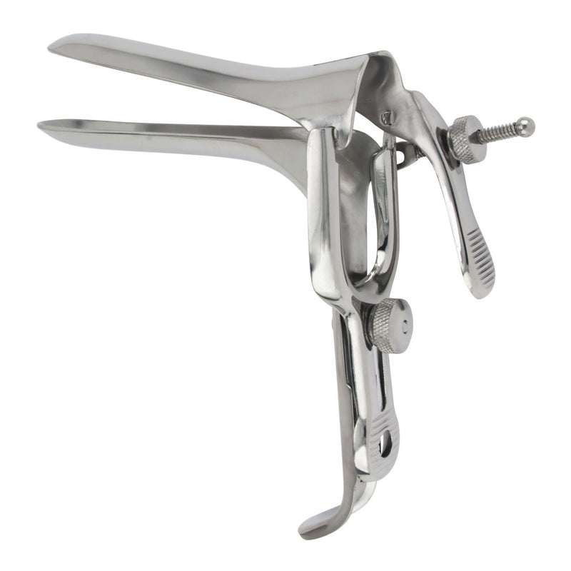 Vaginal Speculum McKesson Graves NonSterile Office Grade Stainless Steel Medium Double Blade Duckbill Reusable Without Light Source Capability (Each)