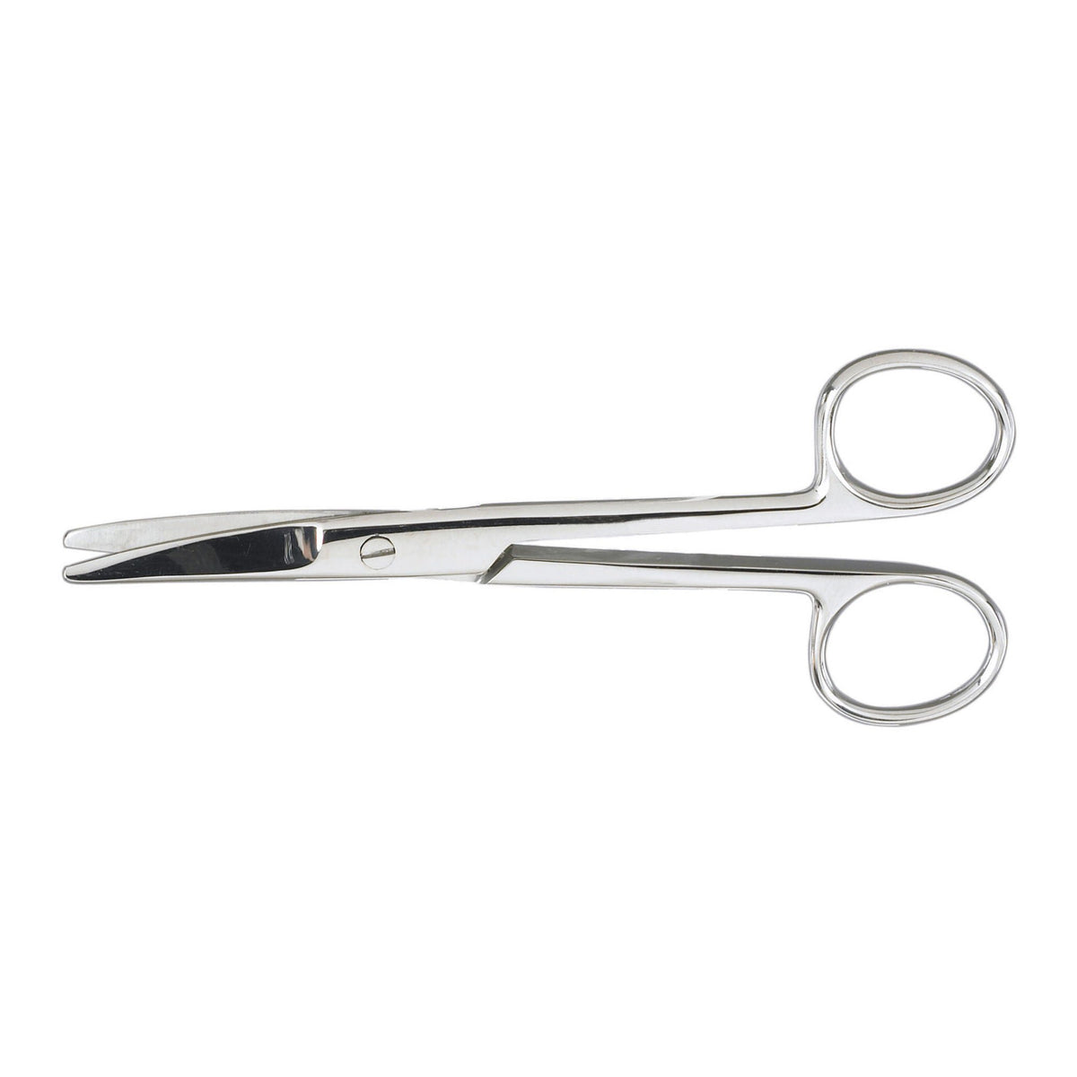 Dissecting Scissors McKesson Metzenbaum 5-1/2 Inch Length Office Grade Stainless Steel Finger Ring Handle Curved Blunt Tip / Blunt Tip (Each)