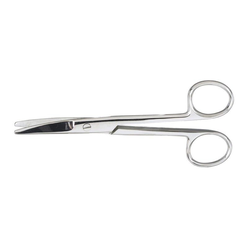 Dissecting Scissors McKesson Metzenbaum 7 Inch Length Office Grade Stainless Steel Finger Ring Handle Curved Blunt Tip / Blunt Tip 