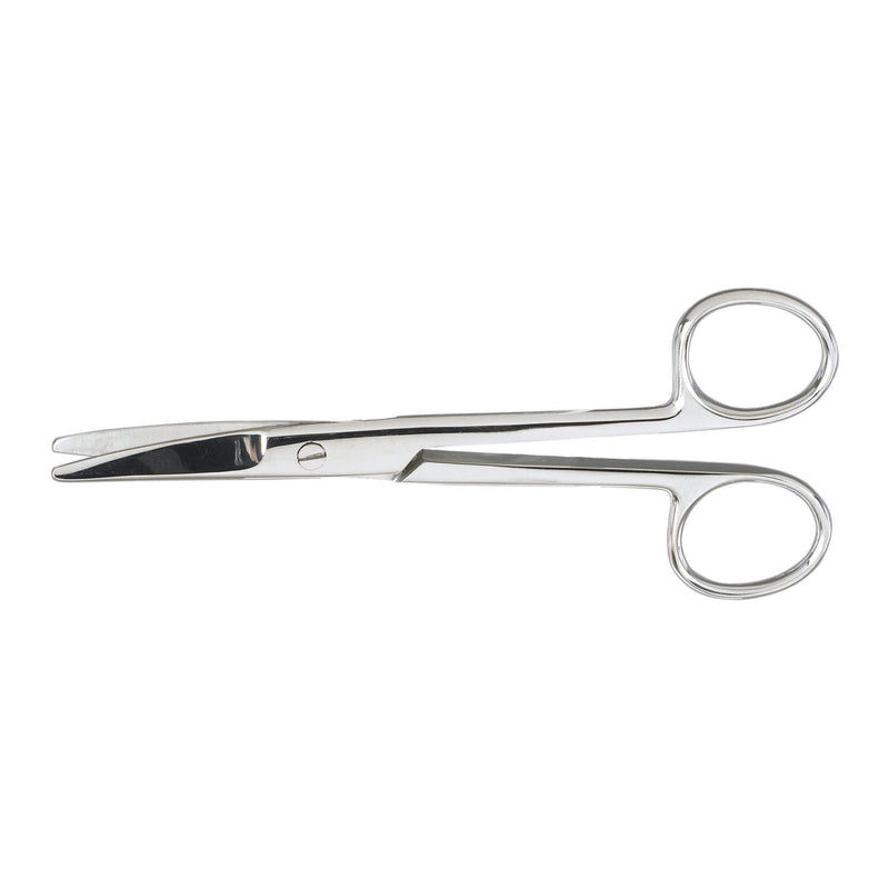 Dissecting Scissors McKesson Metzenbaum 7 Inch Length Office Grade Stainless Steel Finger Ring Handle Curved Blunt Tip / Blunt Tip 
