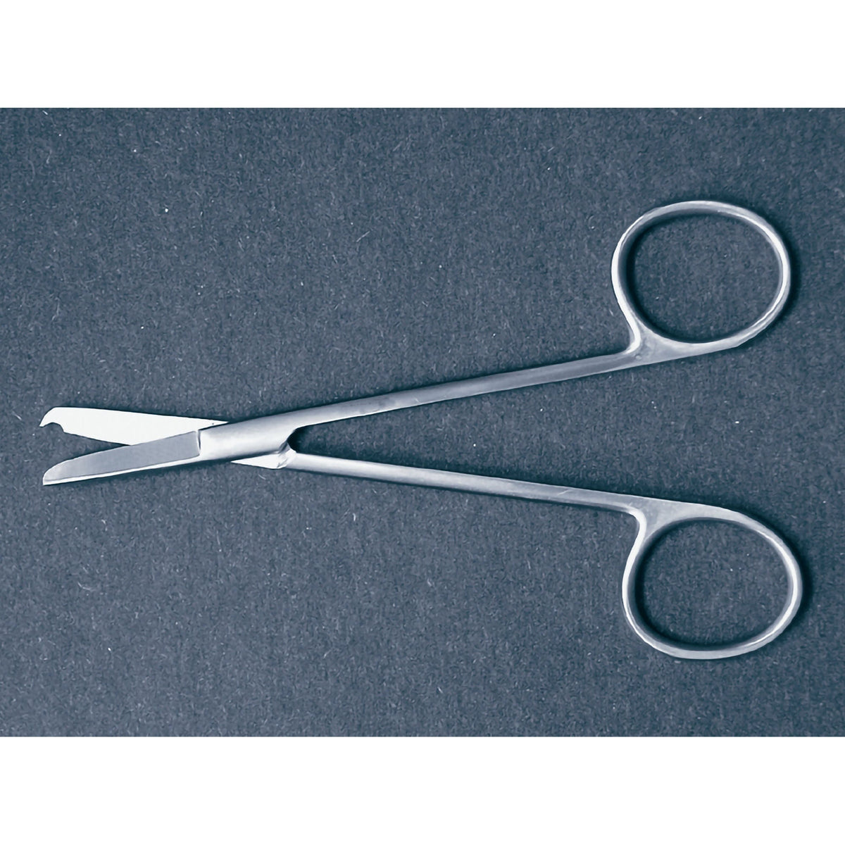 Stitch Scissors McKesson Littauer 5-1/2 Inch Length Office Grade Stainless Steel NonSterile Finger Ring Handle Straight Blunt Tip / Blunt Tip (Each)