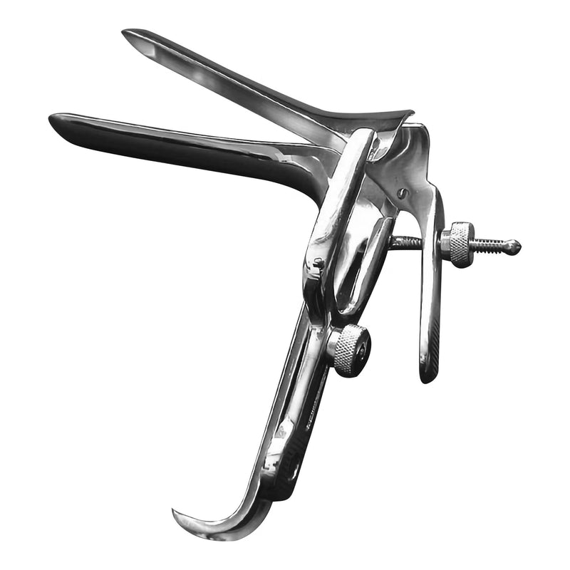Vaginal Speculum McKesson Pederson NonSterile Office Grade Stainless Steel Large Double Blade Duckbill Reusable Without Light Source Capability (Each)