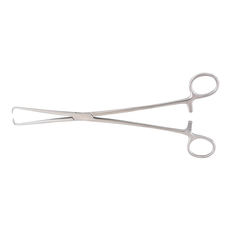 Tenaculum Forceps McKesson Schroeder-Braun 9-3/4 Inch Length Floor / Office Grade Pakistani Stainless Steel NonSterile Locking Finger Ring Handle Straight 1 X 1 Prongs 