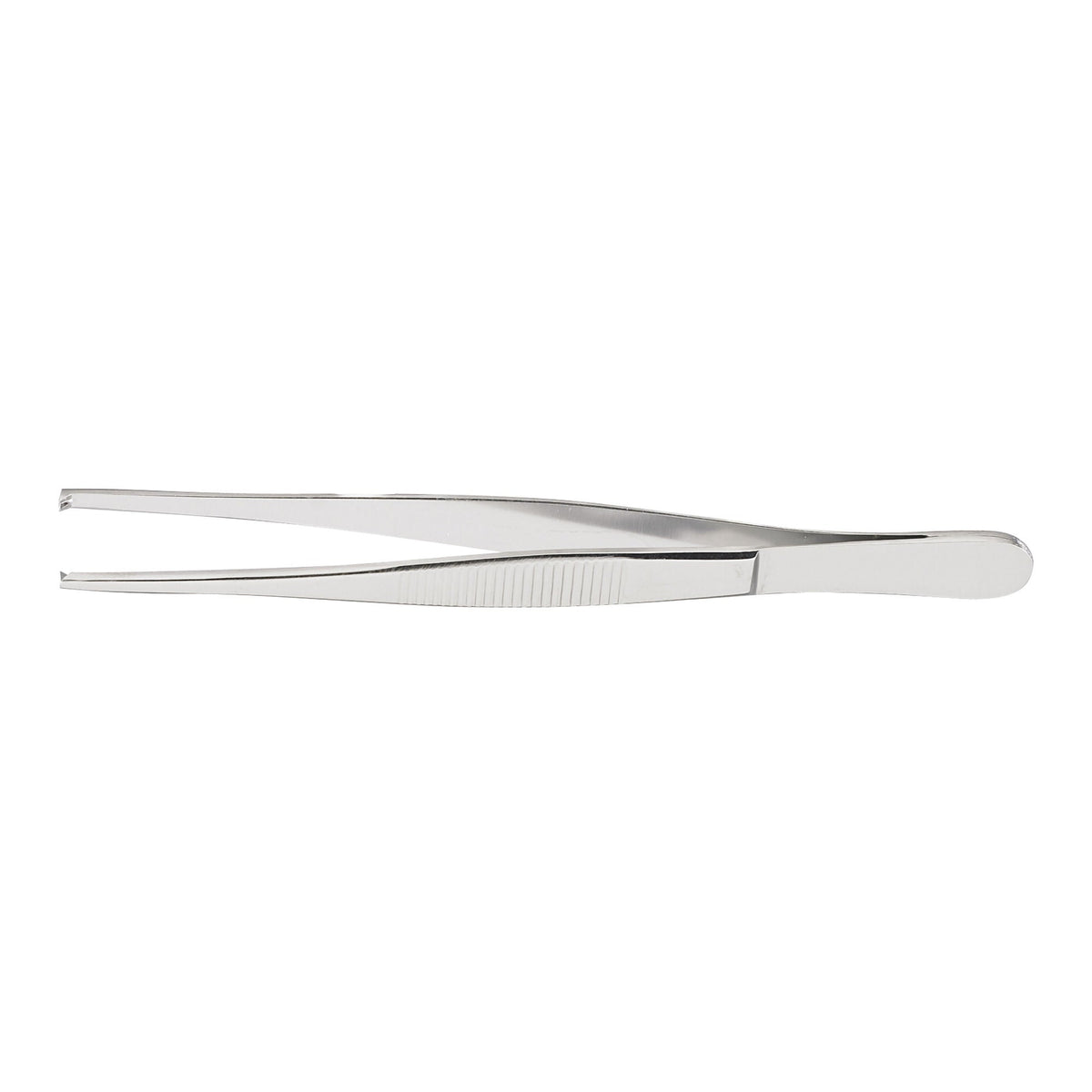 Tissue Forceps McKesson 5-1/2 Inch Length Floor / Office Grade Pakistani Stainless Steel NonSterile NonLocking Thumb Handle Straight 1 X 2 Teeth (Each)