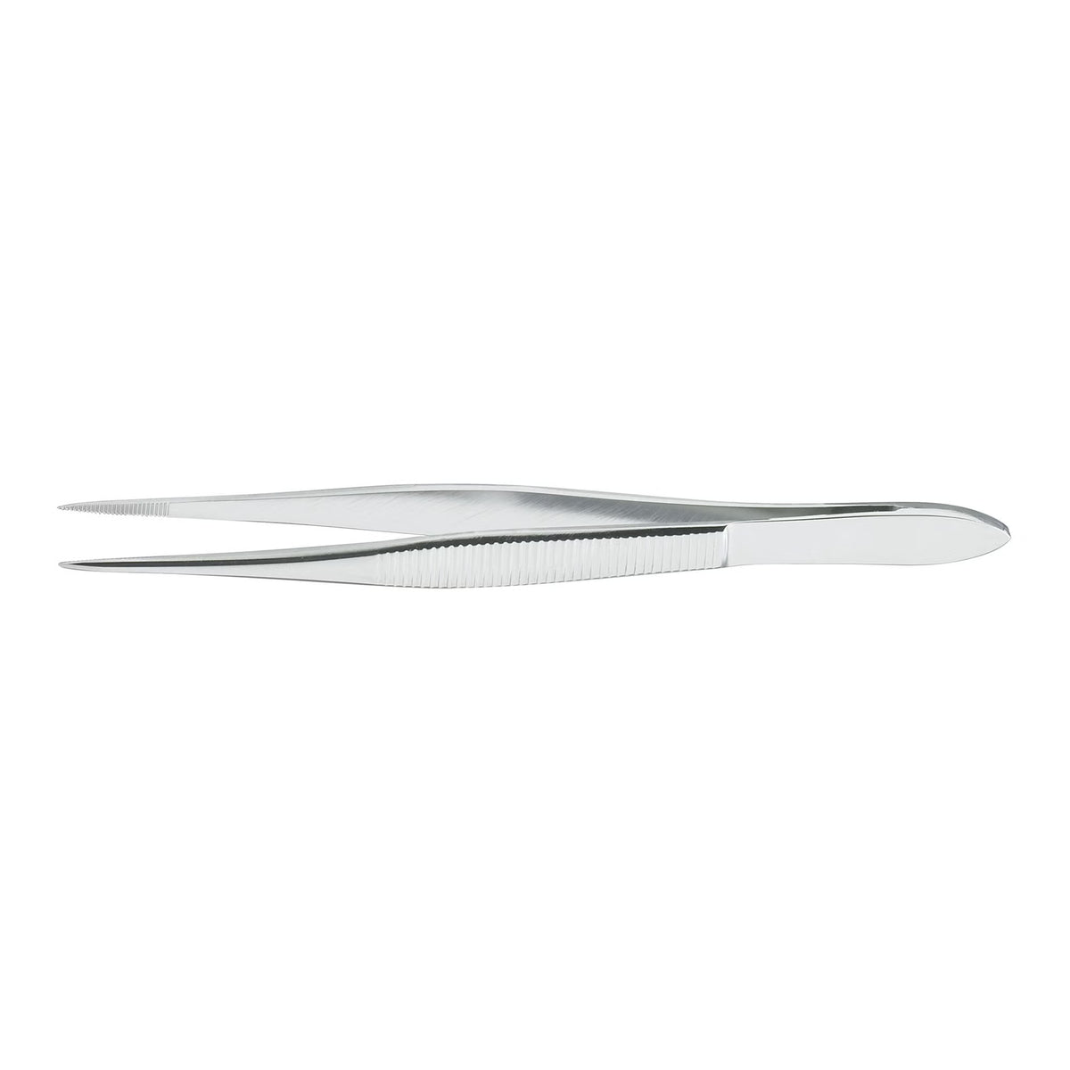 Splinter Forceps McKesson 4-1/2 Inch Length Floor / Office Grade Pakistani Stainless Steel NonSterile NonLocking Thumb Handle Straight Pointed Tips (Each)
