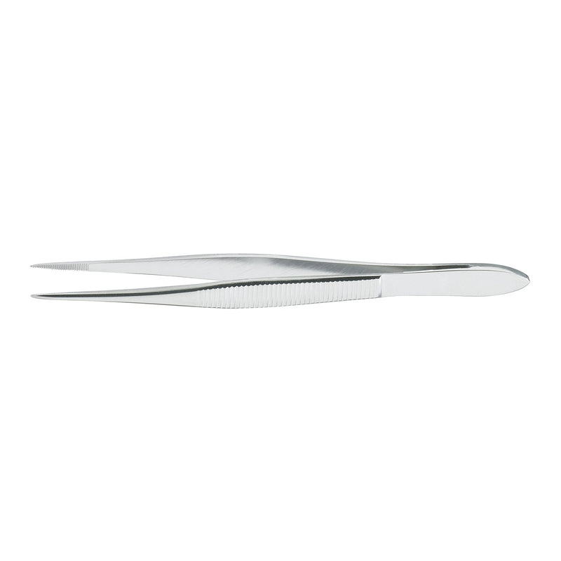 Splinter Forceps McKesson 4-1/2 Inch Length Floor / Office Grade Pakistani Stainless Steel NonSterile NonLocking Thumb Handle Straight Pointed Tips 