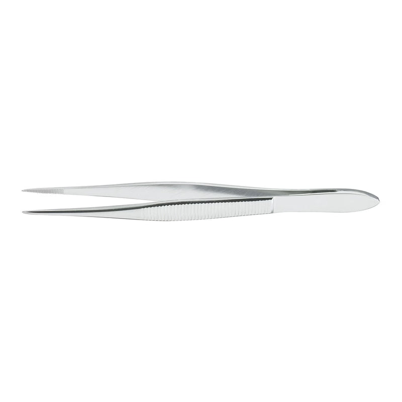 Splinter Forceps McKesson 4-1/2 Inch Length Floor / Office Grade Pakistani Stainless Steel NonSterile NonLocking Thumb Handle Straight Pointed Tips 