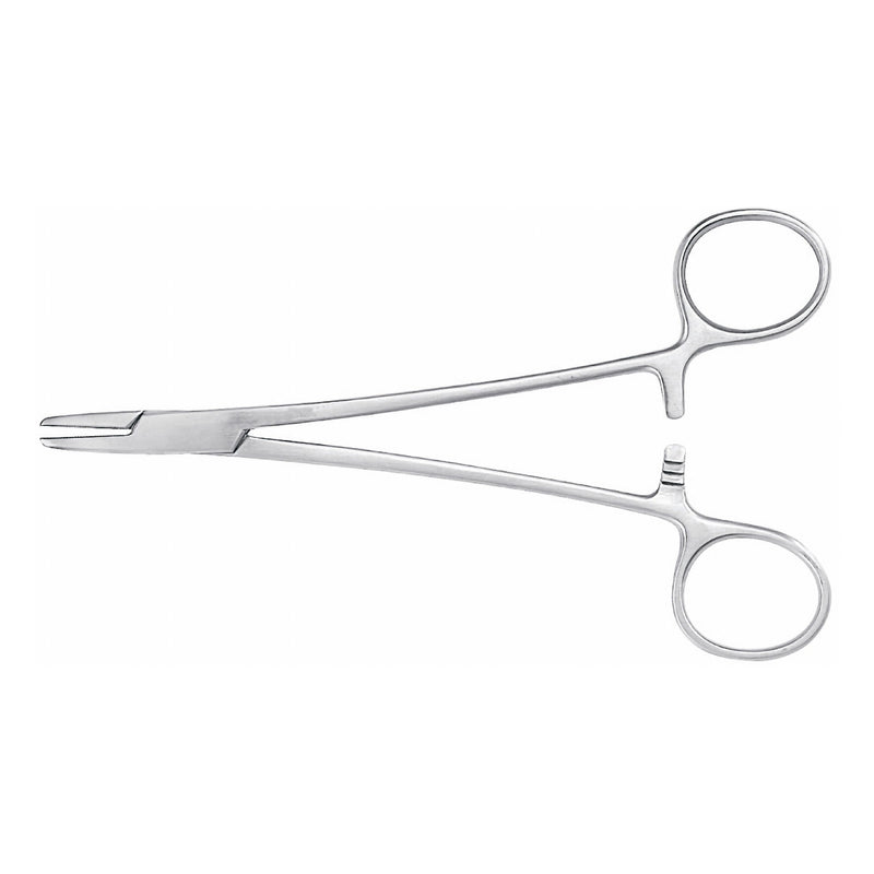 Needle Holder McKesson Mayo-Hegar 5 Inch Length Serrated Jaws Finger Ring Handle 