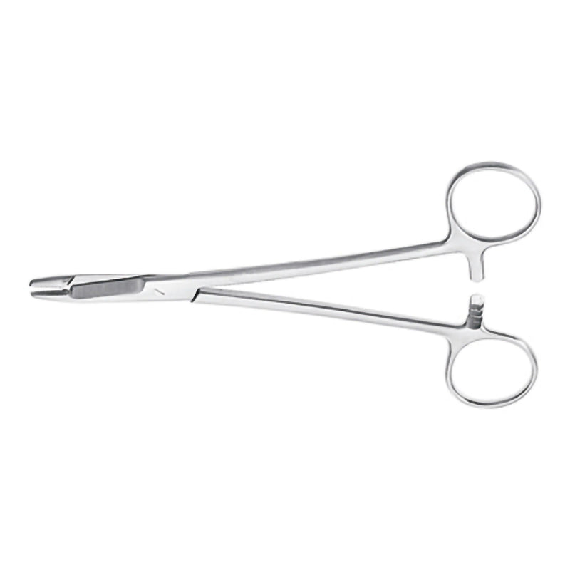 Needle Holder McKesson Olsen-Hegar 5-1/2 Inch Length Serrated Jaws Finger Ring Handle 