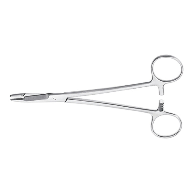 Needle Holder McKesson Olsen-Hegar 5-1/2 Inch Length Serrated Jaws Finger Ring Handle 