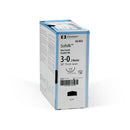 SUTURE SILK COATD BRD BLK 3-0P12 18 3DZ/BX