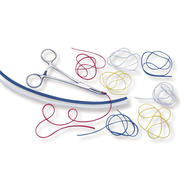 Vessel Loop McKesson Maxi Blue Silicone Radiopaque Sterile 0.04 X 16 Inch (Case of 200)
