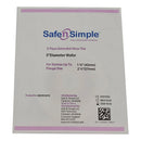 Ostomy Barrier Trim to Fit, Extended Wear Without Tape 57 mm Flange Red Code System Hydrocolloid Up to 1-3/4 Inch Opening 4 X 4 Inch (5/BX) 