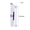 McKesson Wall Grab Bar, White Steel, 18-Inch Length