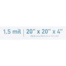 McKesson Patient Belongings Bag, White (Case of 250)